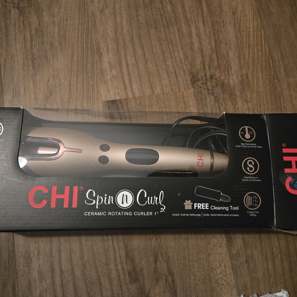 CHI Spin N Curl Ceramic Rotating Curler